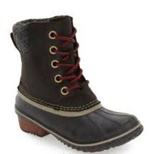 Sorel Slimpack II Duck Boot - Black - Size 10 - Runs Small - NWT